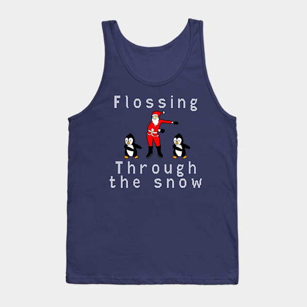 Flossing Through The Snow Tank Top by dankdesigns